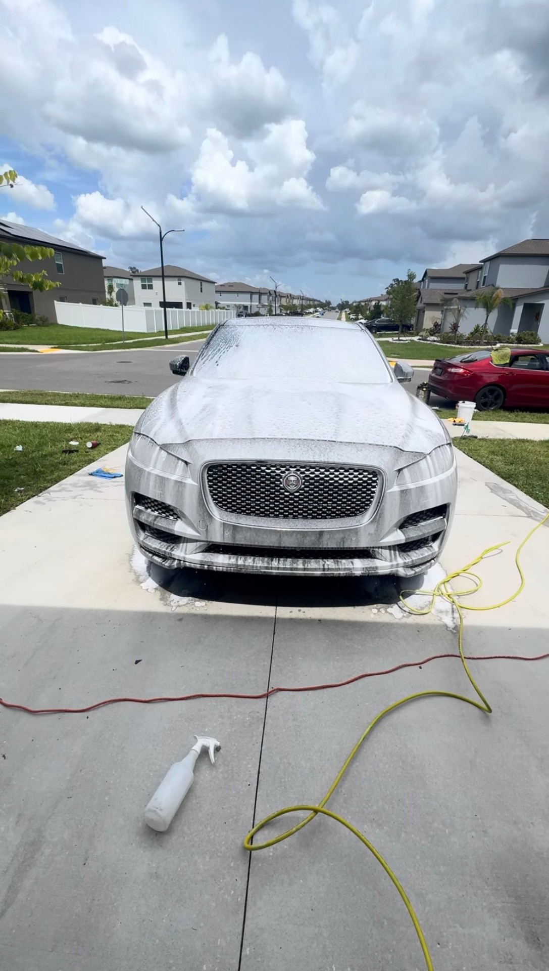 Exterior Foam Wash & Hand Detail before detailing